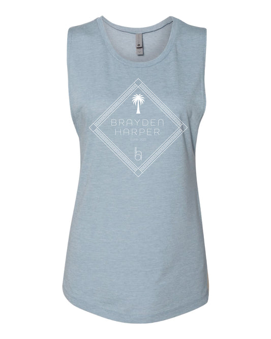 Diamond Palm Muscle Tank