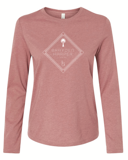 Womens Diamond Palm Long Sleeve