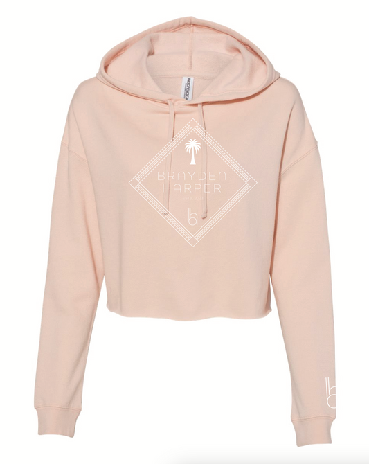 Diamond Palm Crop Hoodie